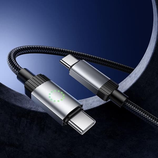 HOCO USB-C til USB-C 60W Kabel 3A 1m X117 - Sort
