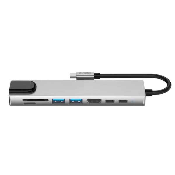 Tech-Protect USB Hub HDMI 4k PD100W RJ45 1000MB/S - Space Grey
