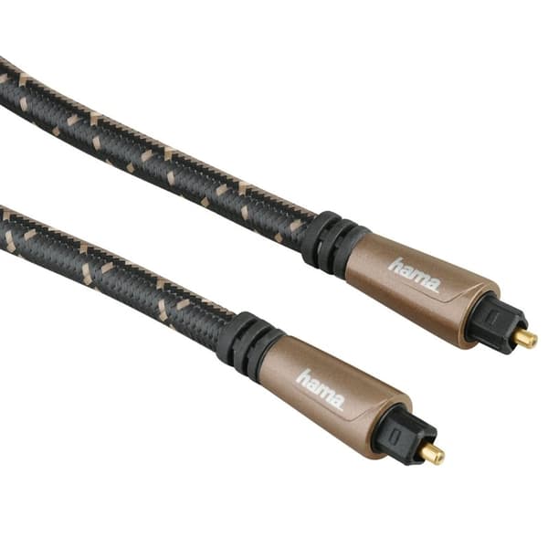 HAMA Audio Optisk Kabel Pro Sort 1,5m