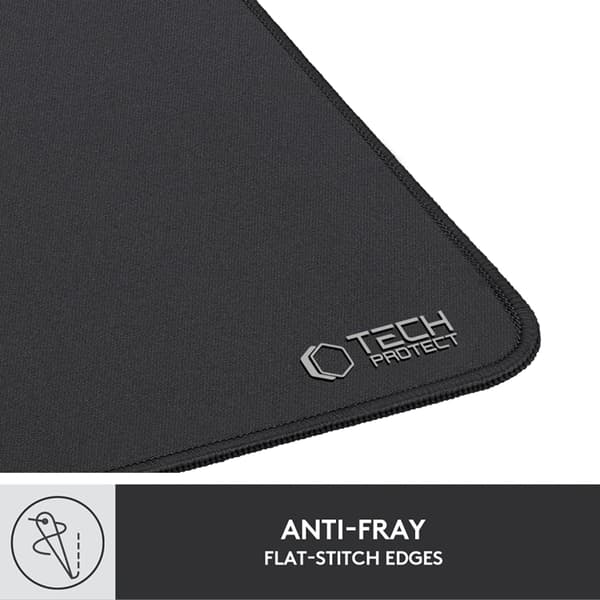 Tech-Protect Mousepad A100 35x25 CM - Svart