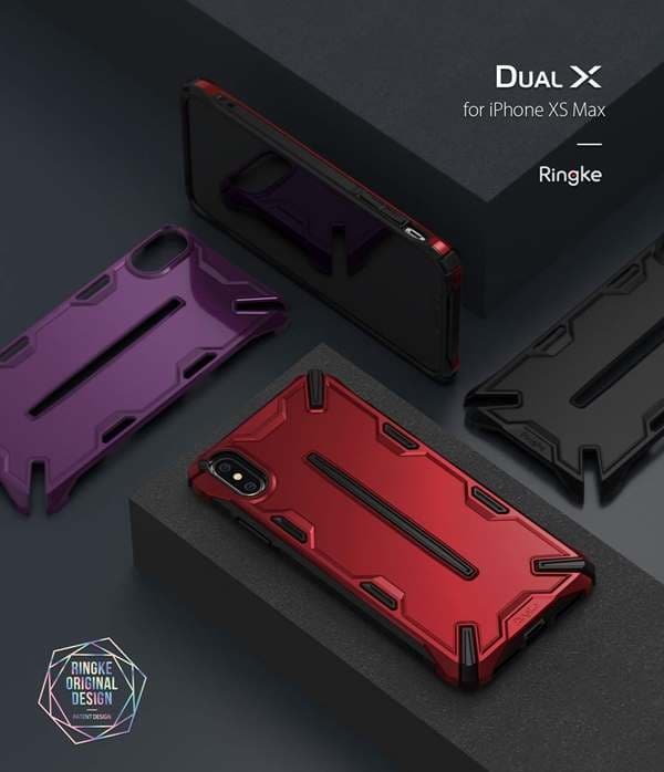 Ringke Dual X Taske til Apple iPhone XS Max - Sort