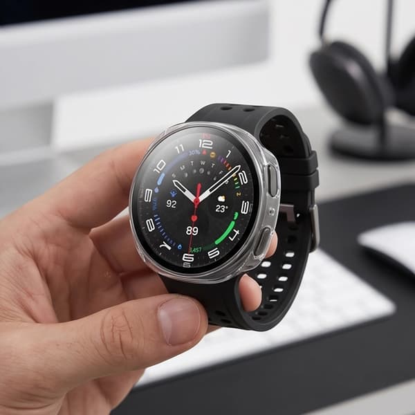 [2-Pack] Tech-Protect Cover Til Galaxy Watch 8/9 (44mm) Defense - Sort/Klar