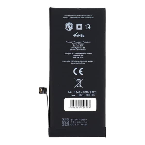 Blå stjerne iPhone 11 batteri HQ 3110 mAh