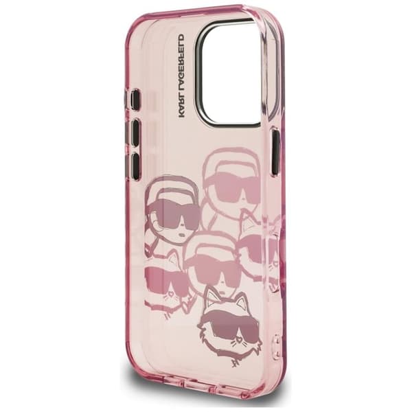 Karl Lagerfeld Mobilskal till iPhone 16 Pro IML Multi K&C Head - Rosa