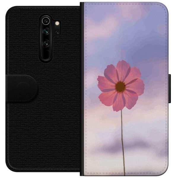 Plånboksfodral till Xiaomi Redmi Note 8 Pro med Rosa blomma
