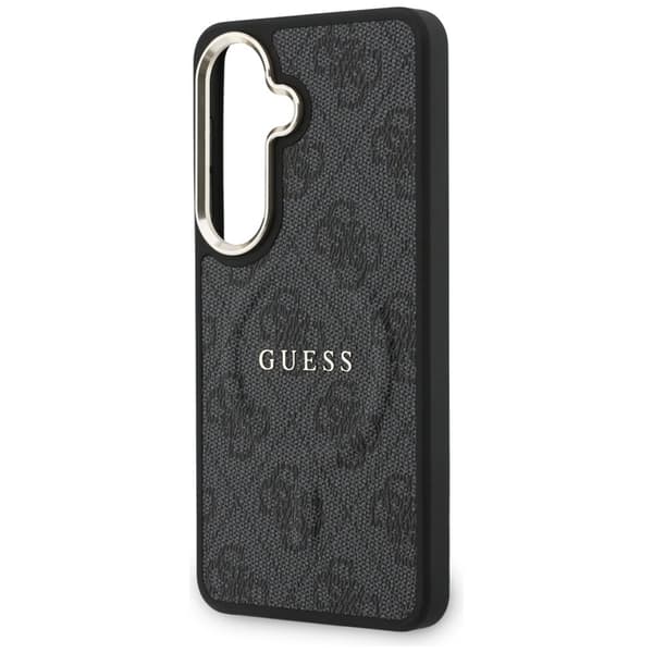 Guess Mobilcover Til Galaxy S26 Plus MagSafe 4G Embossed Ring - Sort