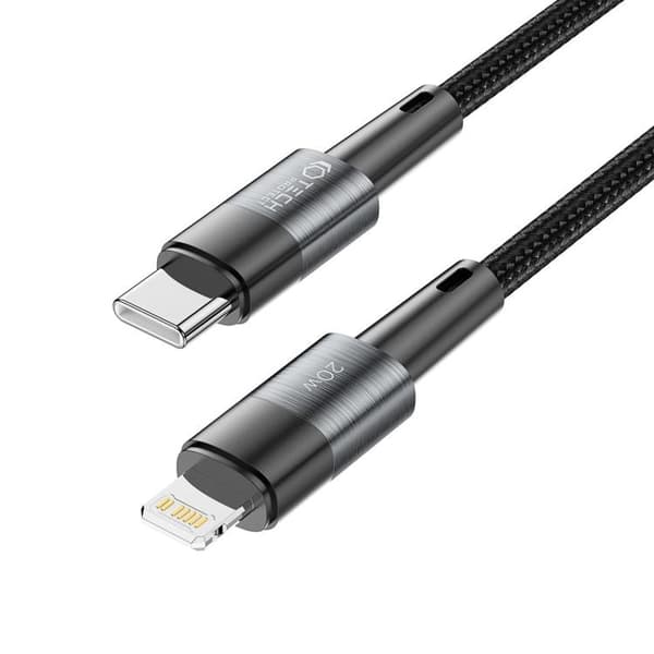Tech-Protect USB-C til Lightning Kabel Ultraboost 2m - Grå