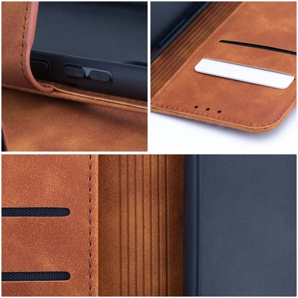 Xiaomi Redmi Note 14 4G Plånboksfodral Tender - Brun