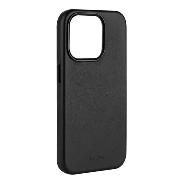 FIXED MagLeather beskyttelsescover iPhone 16 Pro Max Sort