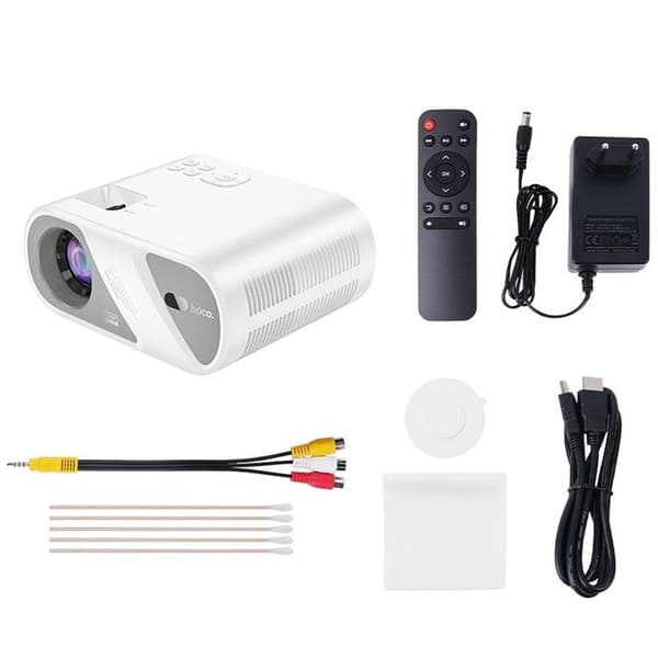 Hoco Projektor Wi-Fi Bluetooth 720P DT1 - Hvid