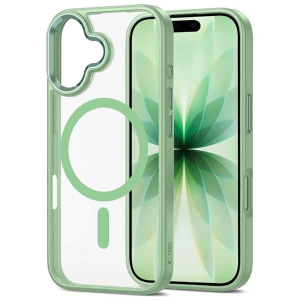 Tech-Protect Mobilskal till iPhone 17 Magsafe Magmat - Sage/Clear