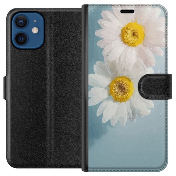 Apple iPhone 12 tegnebog med sommerblomster