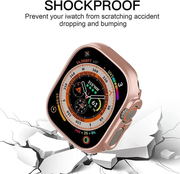 Apple Watch Ultra (49mm) Cover Rubberized PC - Starlight
