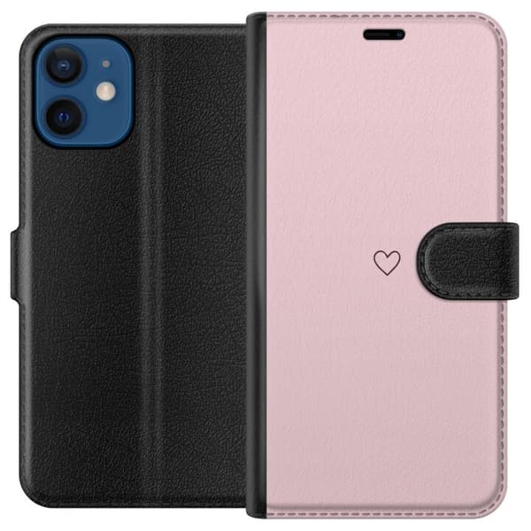 Pung Taske til Apple iPhone 12 mini med Lille Hjerte