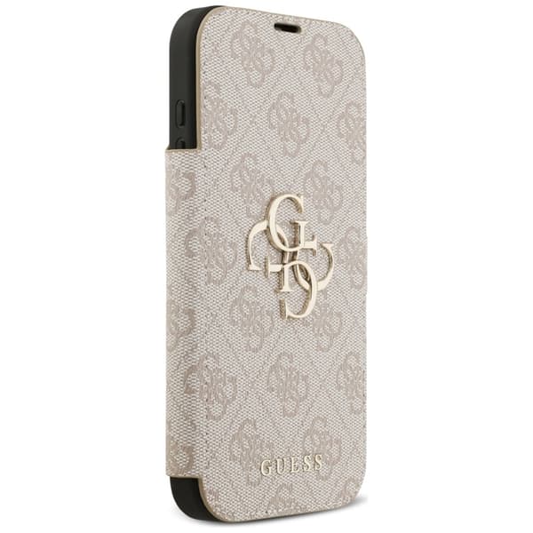 Guess iPhone 17 Pro Max Plånboksfodral Metal Logo - Rosa