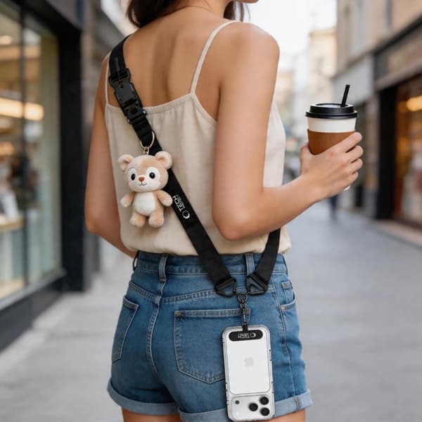Tech-Protect Mobilrem Crossbody C9S - Sort