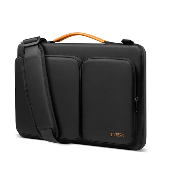Tech-Protect Datorfodral 15-16" Defender - Svart/Orange
