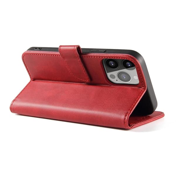 Galaxy S23 Plånboksfodral Magnet Kickstand - Röd