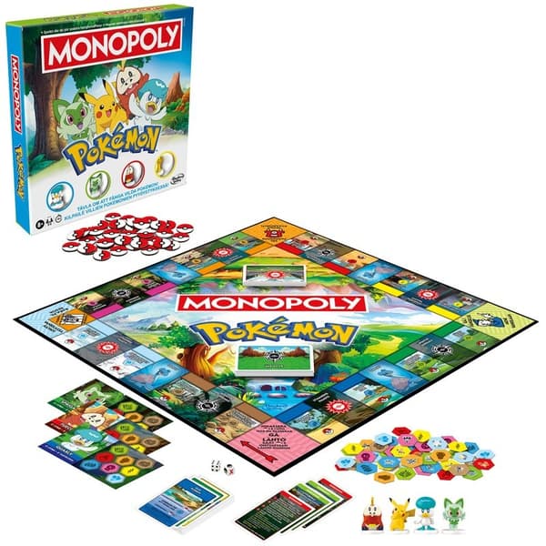 HASBRO Brädspel Monopoly Pokemon (SE/FI)