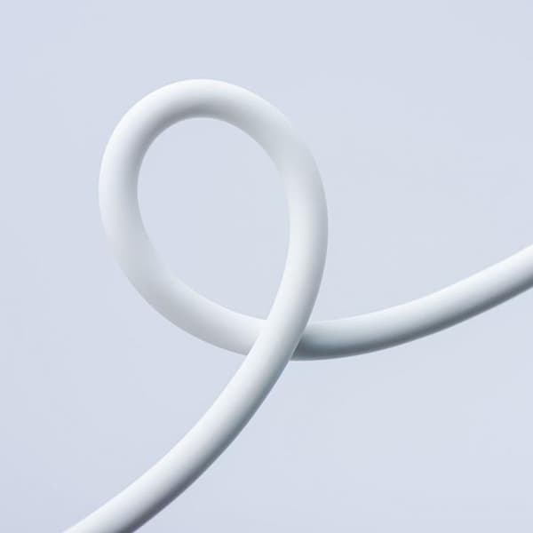 FORCELL USB-A til USB-C 66W Kabel 3A 1m QC4.0 Silikone C342 - Hvid