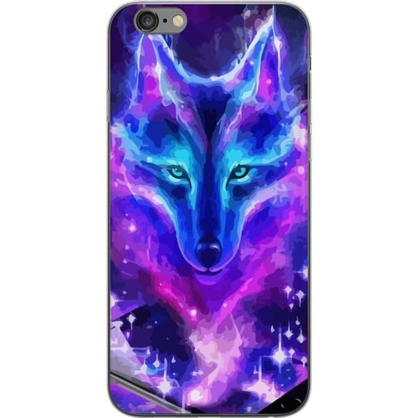 Telefontaske til Apple iPhone 6s Plus med Neon Wolf