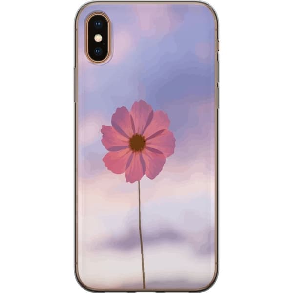 Mobilskal till Apple iPhone X med Rosa blomma