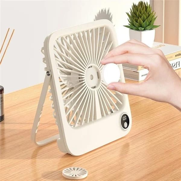 Skrivebordsventilator med Justerbar Stand W30 - Blå