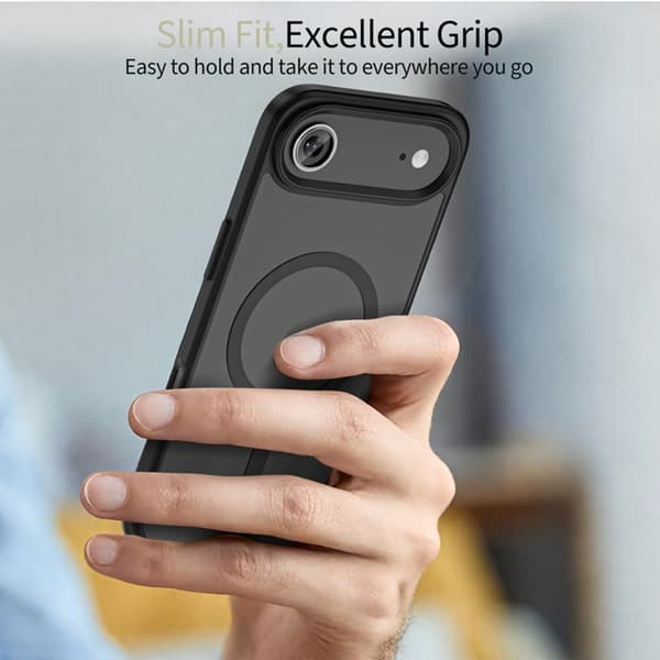 Tech-Protect Air Magsafe Matte -kuori iPhonelle - Musta