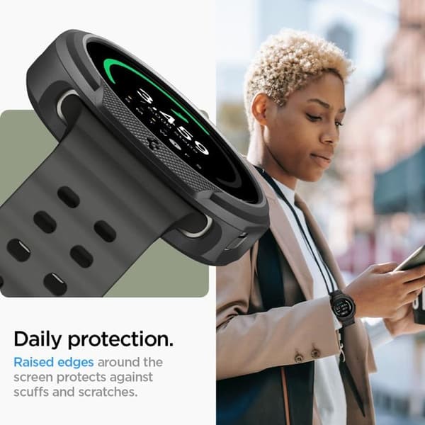 Spigen Galaxy Watch 8 Classic (46mm) Etui Liquid Air - Sort