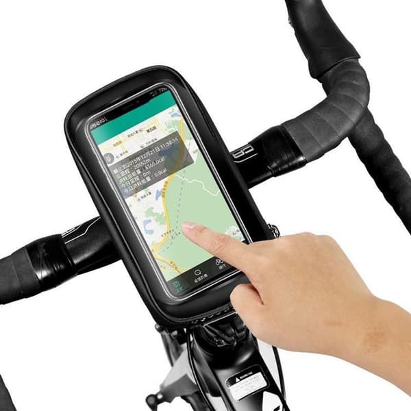 WildMan Cykelstyretaske Med Lås 1L (4" - 7") E1 - Sort