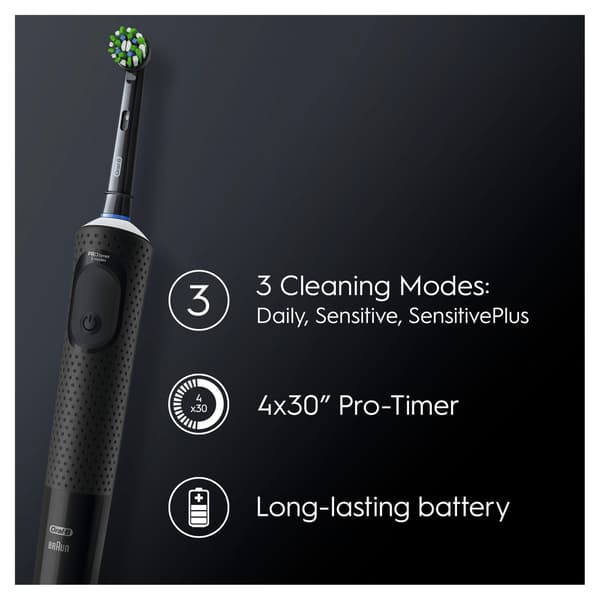 ORAL B Eltandborste Vitality Pro Black Extra Refill