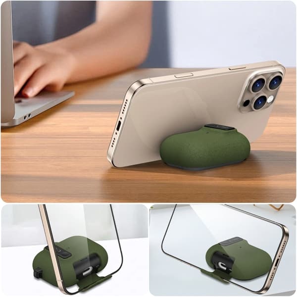 Tech-Protect Apple Airpods Pro 3 Etui Slim Hook - Olivengrøn