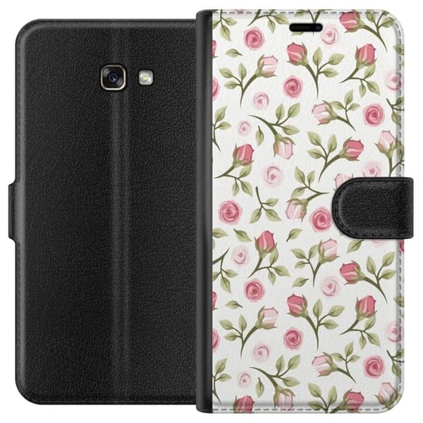 Pung Taske til Samsung Galaxy A3 (2017) med blomster
