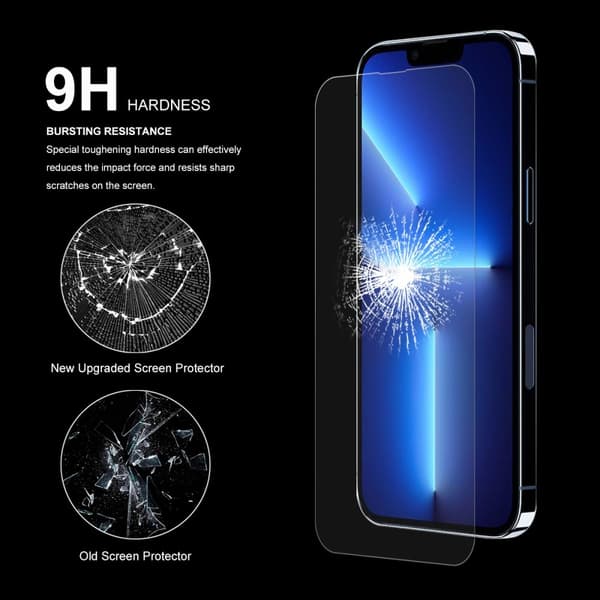 [2-PACK] iPhone 15 Pro Max Härdat Glas Skärmskydd - Clear