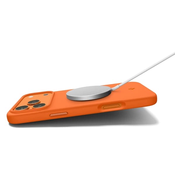 Spigen Mobilskal För iPhone 17 Pro Max Magsafe Silikon Fit - Orange