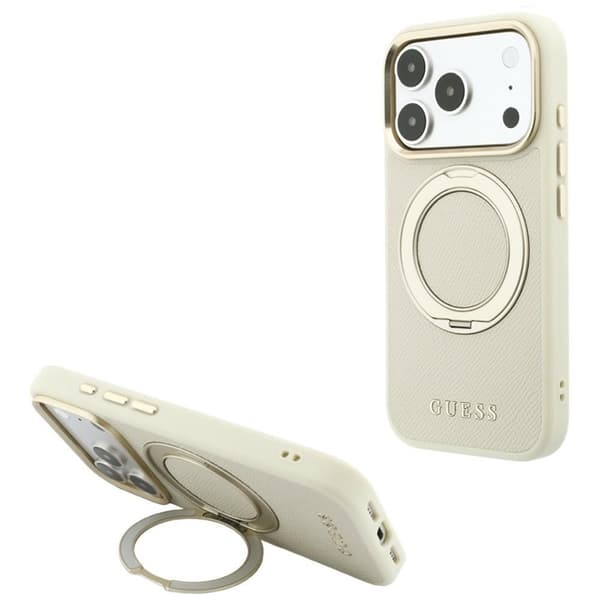 Guess Mobilskal För iPhone 18 Pro Max/17 Pro Max Magsafe Ringställ 360