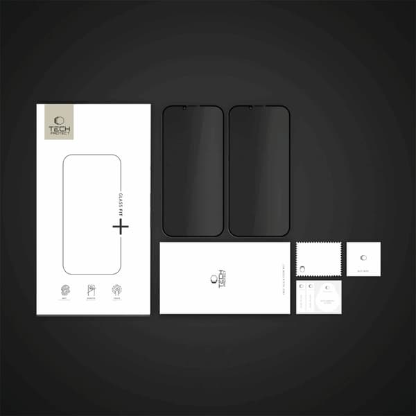 Tech-Protect [2-Pack] iPhone 16e Härdat Glas Skärmskydd Spy Privacy