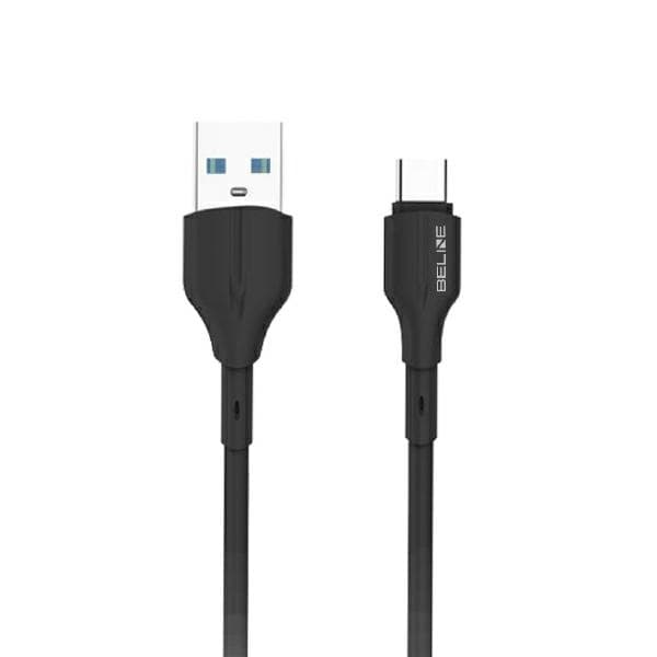 Beline USB-A/USB-C-kaapeli 25W 1 m BLNCBC01 - Musta