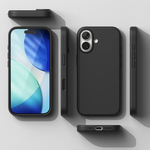 Ringke Telefontaske til iPhone 17 Magsafe Magnetisk Silikone - Sort