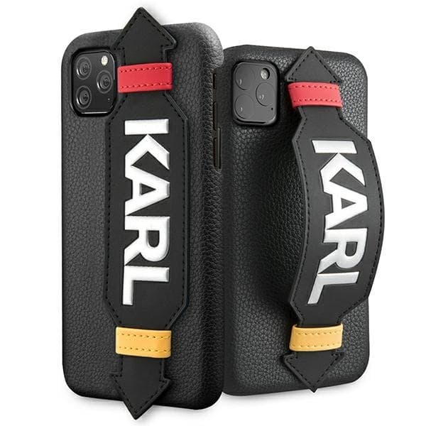 Karl Lagerfeld telefontaske til iPhone 11 Pro MagSafe rem - sort