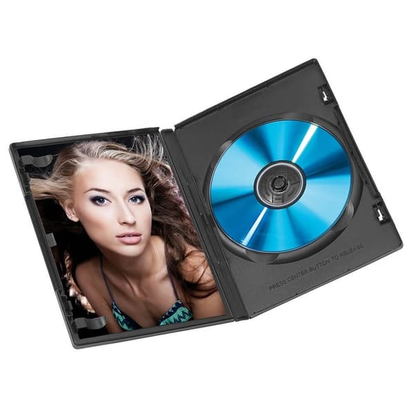 HAMA DVD-Box Svart 10-pack