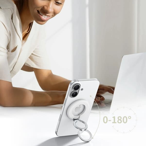 Tech-Protect Magsafe Magnetisk Telefonringeholder - Hvid
