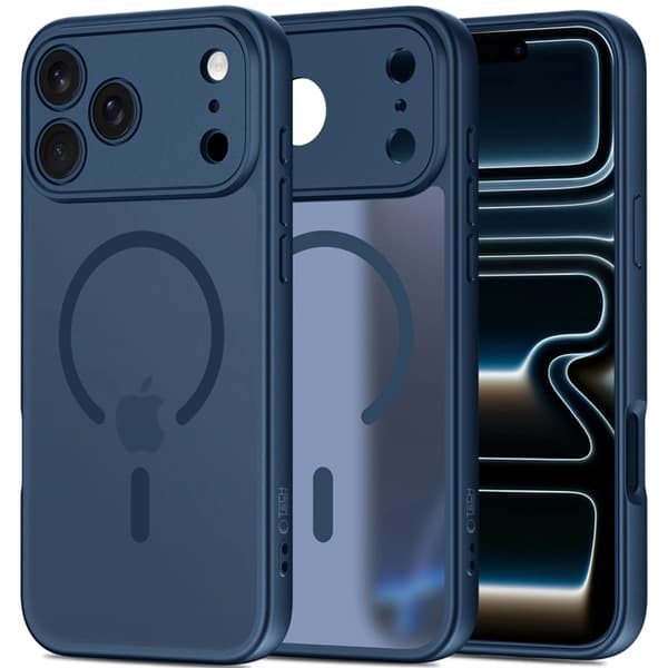 Tech-Protect Mobilskal till iPhone 18 Pro Max/17 Pro Max Magsafe Basic - Mörkblå