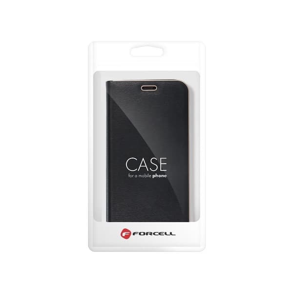 Galaxy A12/M12 Pungcover Forcell Luna Guld - Sort