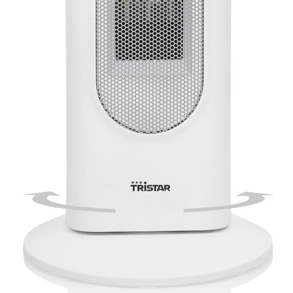 Tristar Värmefläkt 2000W Keramiskt Element Tippskydd