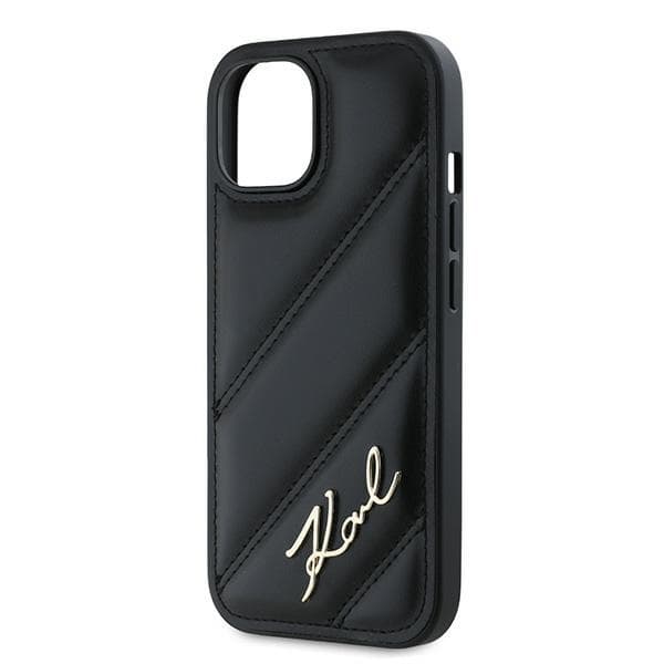 Karl Lagerfeld Mobilskal till iPhone 15 Plus MagSafe Quilted Script