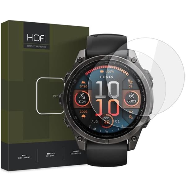 Hofi [2-pakkaus] Garmin Fenix 8 (51mm) Näytönsuoja Pro Plus