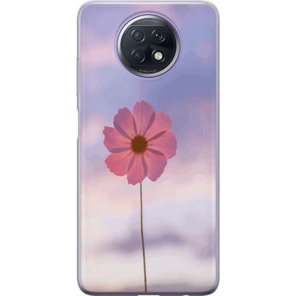 Mobilskal till Xiaomi Redmi Note 9T med Rosa blomma