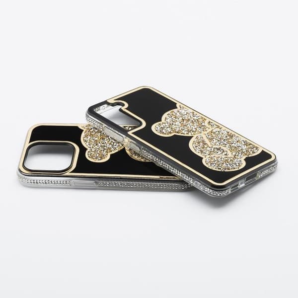 Telefontaske til iPhone 16 Bamse - Guld
