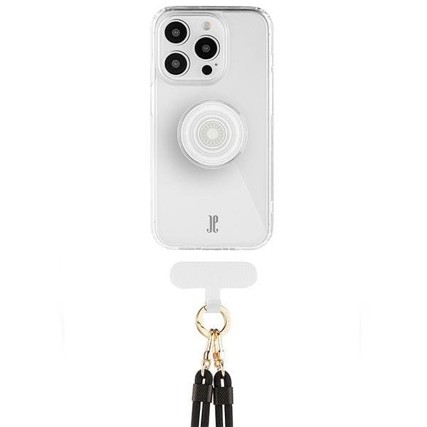 Just Elegance iPhone 15 Pro Kuori 3in1 PopGrip Läpinäkyvä
